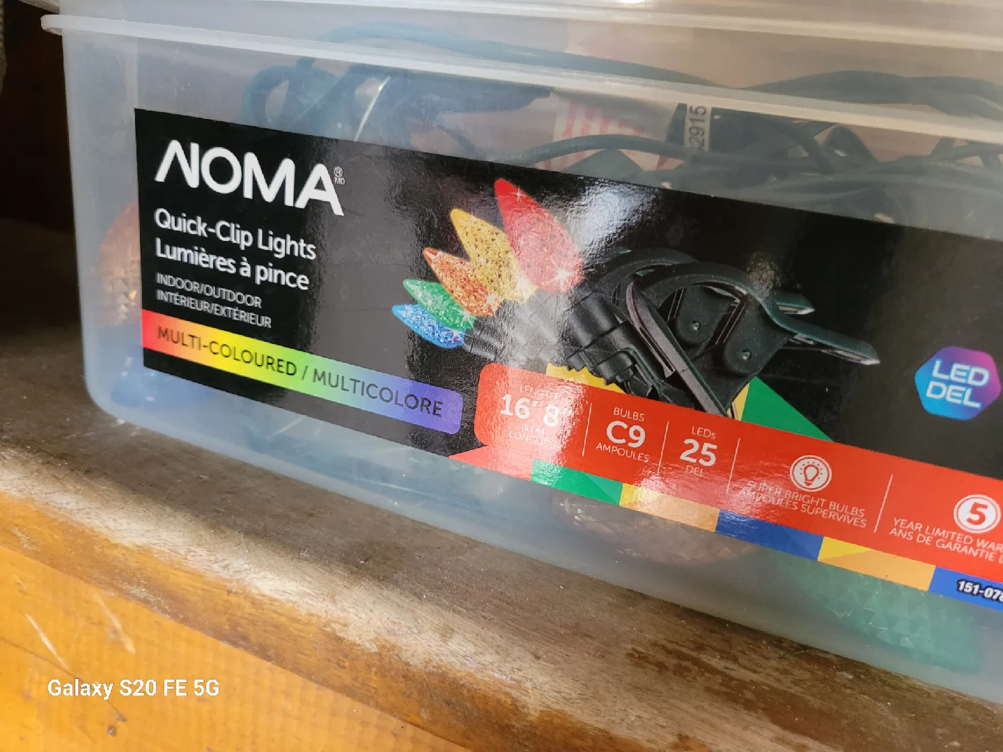 NOMA Quick-Clip Lights - Multi-Coloured thumbnail