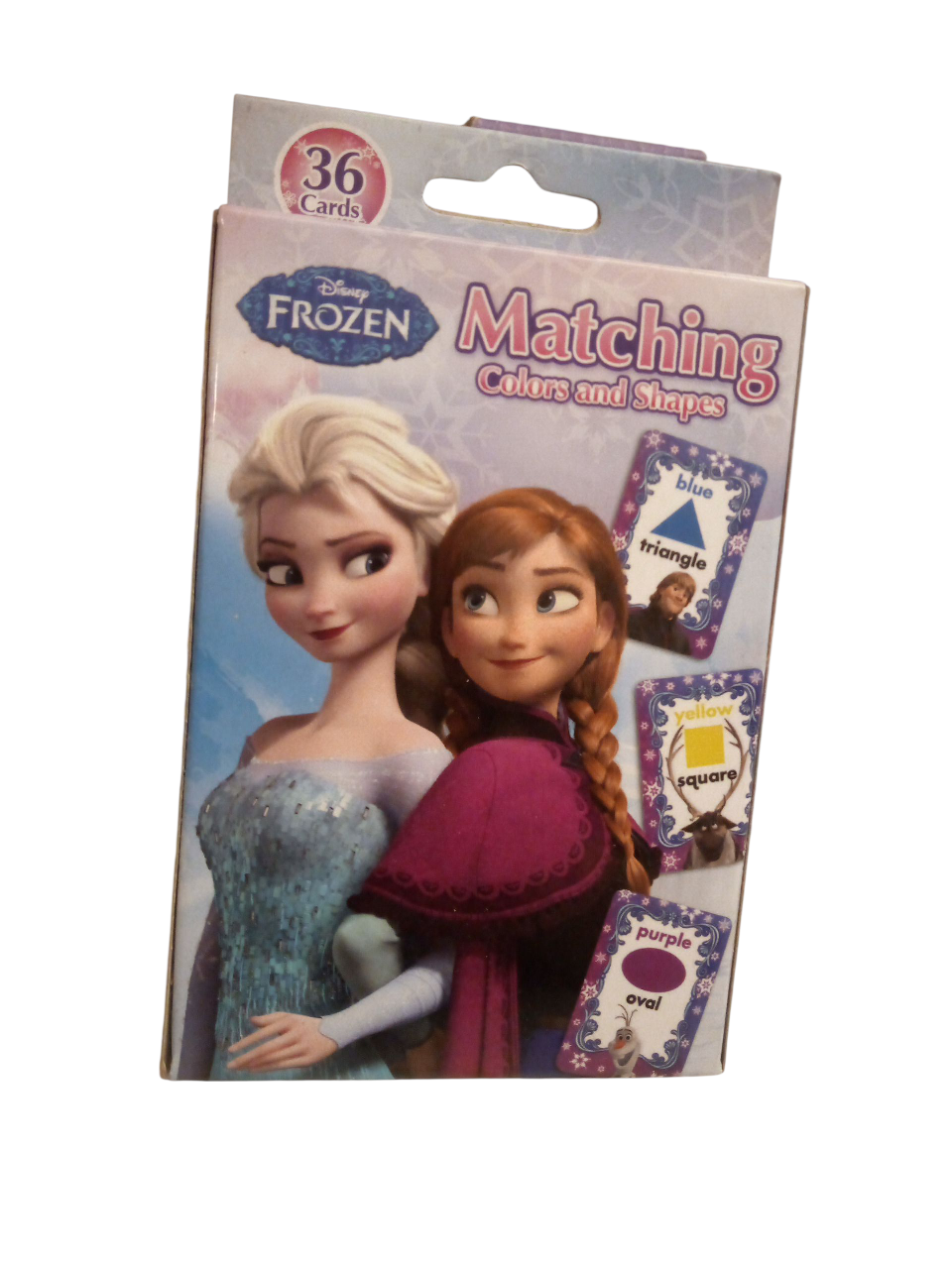 Disney Frozen Matching Colors and Shapes Cards