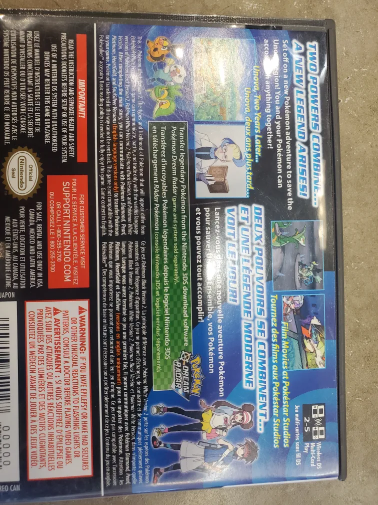 Pokémon Black Version 2 for Nintendo DS image indicator(2)