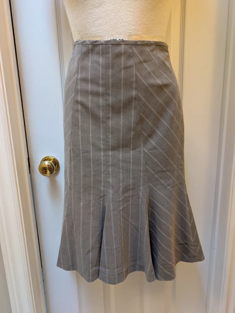 Olsen Europe Pinstripe Skirt - Size 6 thumbnail