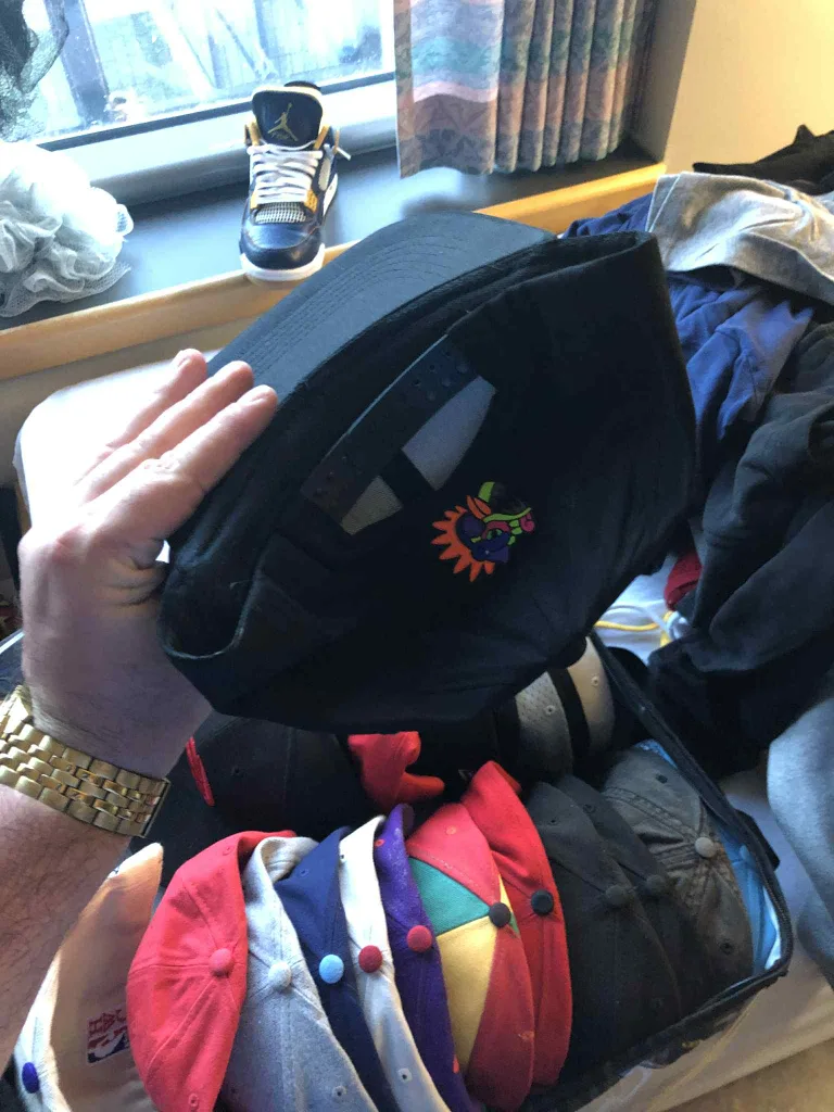 Black Hat with Colorful Design thumbnail