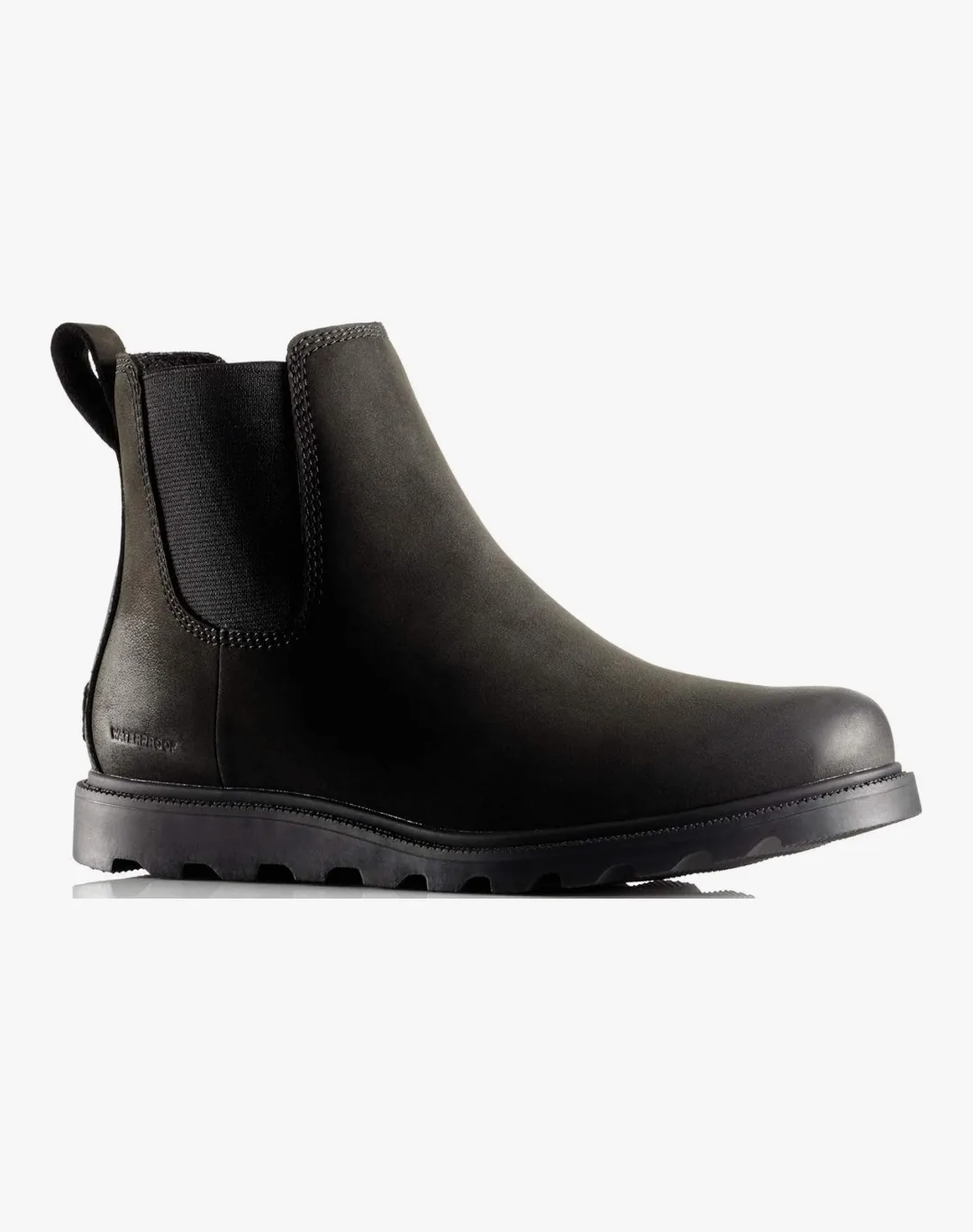 Womens Sorel Ainsley Chelsea Winter Leather Elastic Ankle Boots thumbnail