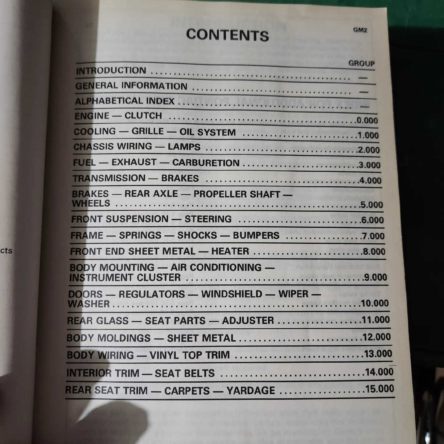 Pontiac Model Charts & Parts Catalog 1976 77 78 79 80 81 image indicator(10)