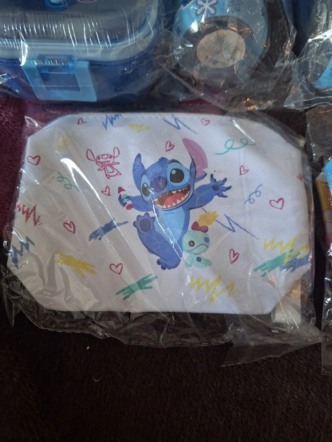 NEW Stitch Lunchbox, Water Bottle, Pouch & Mini Backpack Set image indicator(3)