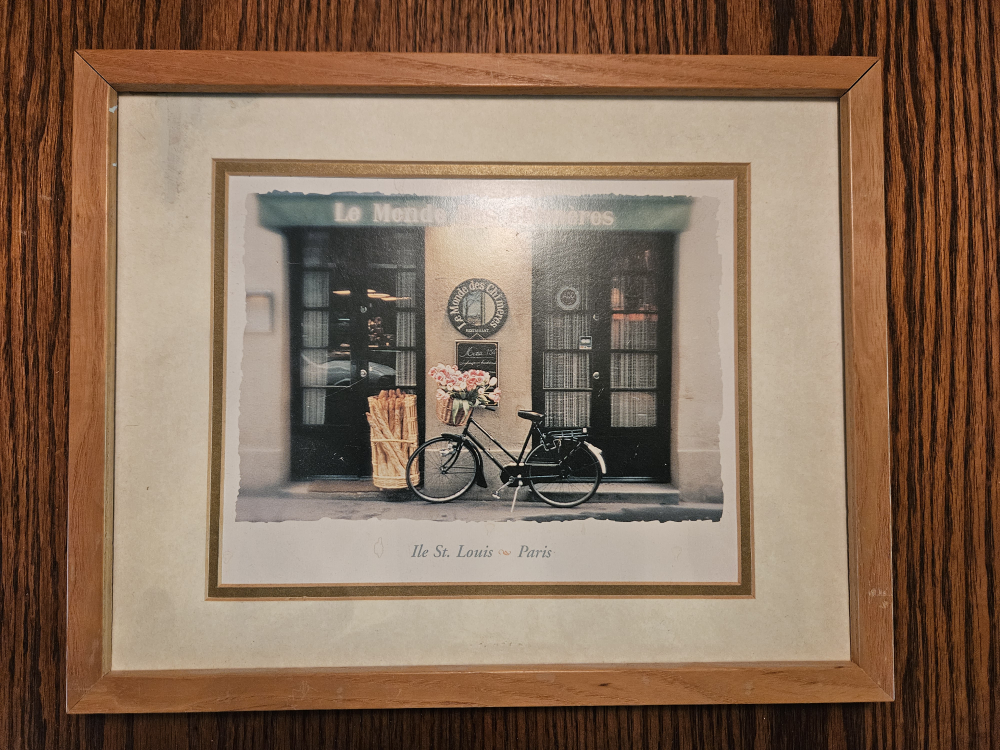 Framed 'Ile St. Louis, Paris' Print