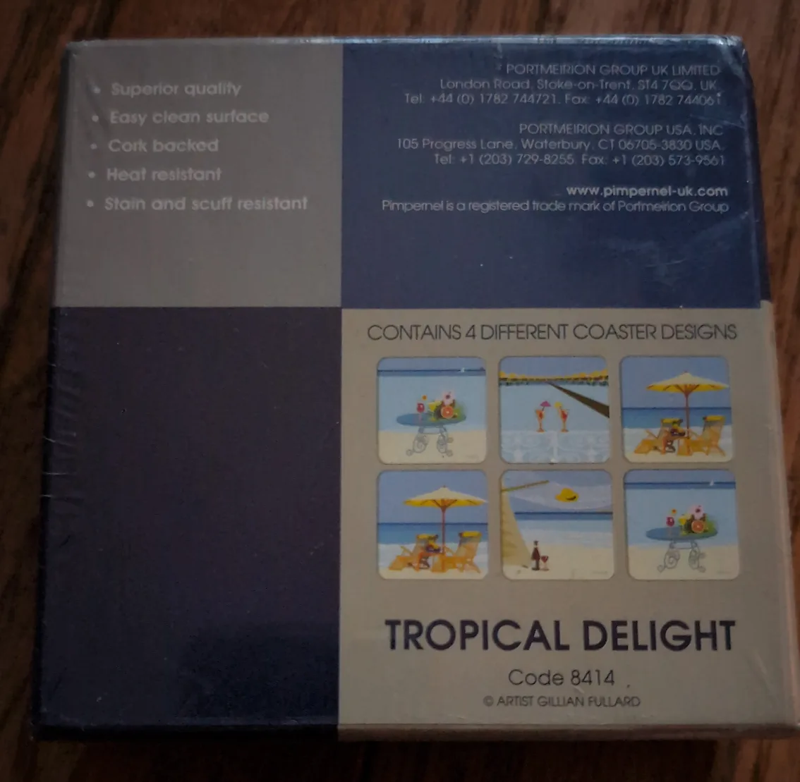 PIMPERNEL Tropical Delight Coasters - Set of 6 image indicator(5)