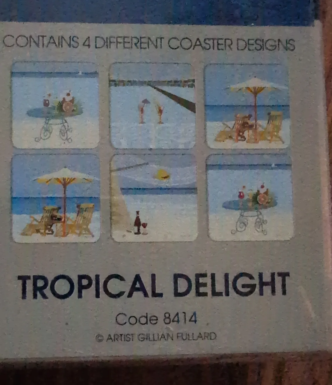 PIMPERNEL Tropical Delight Coasters - Set of 6 image indicator(3)