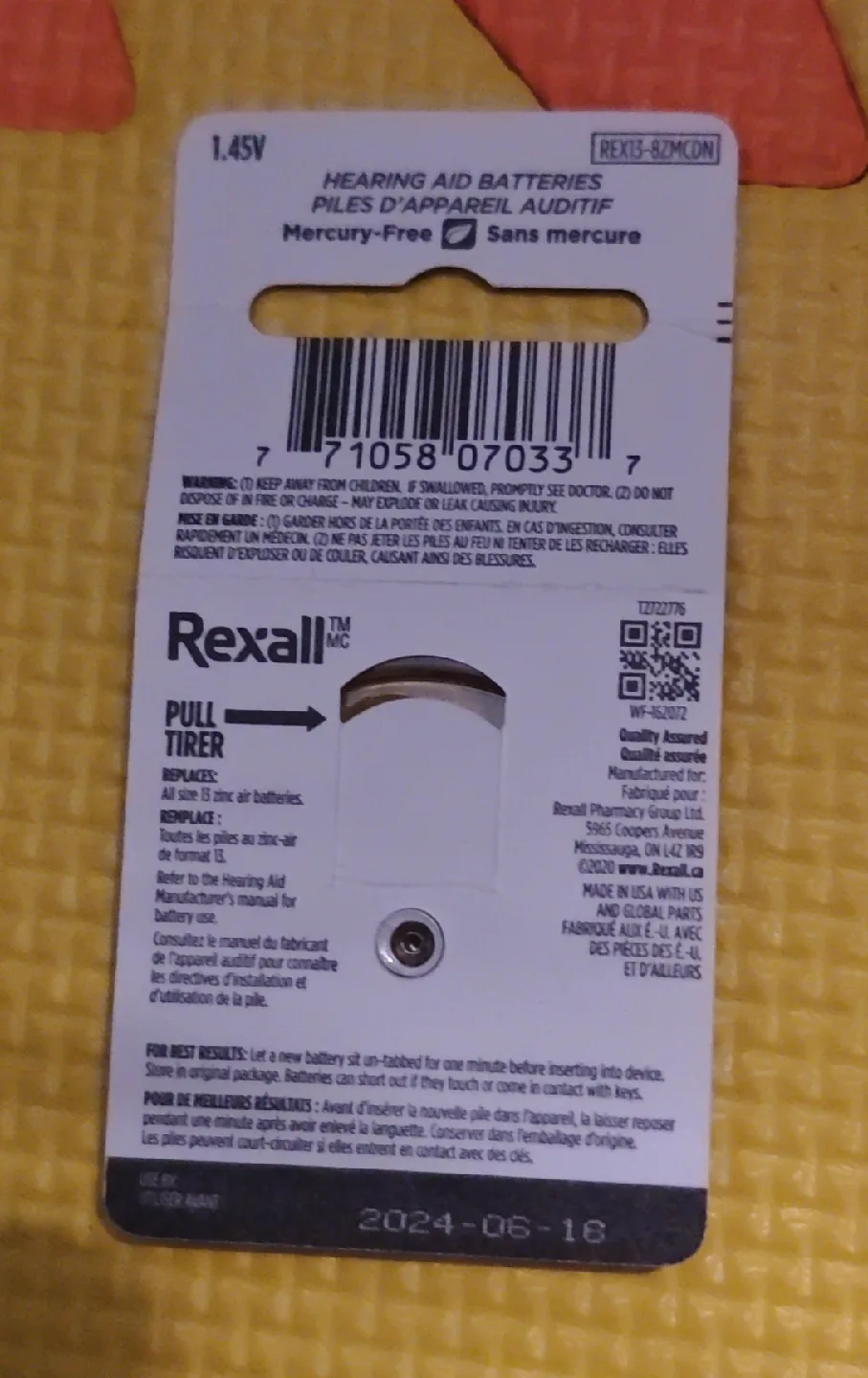 Rexall Hearing Aid Batteries 13 image indicator(2)