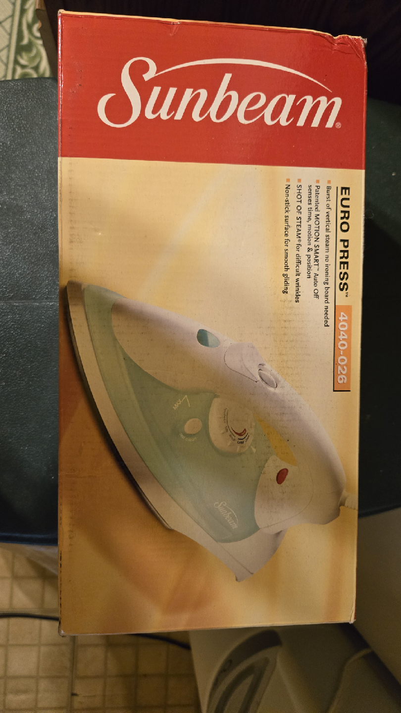 Sunbeam Euro Press 4040-026 Iron