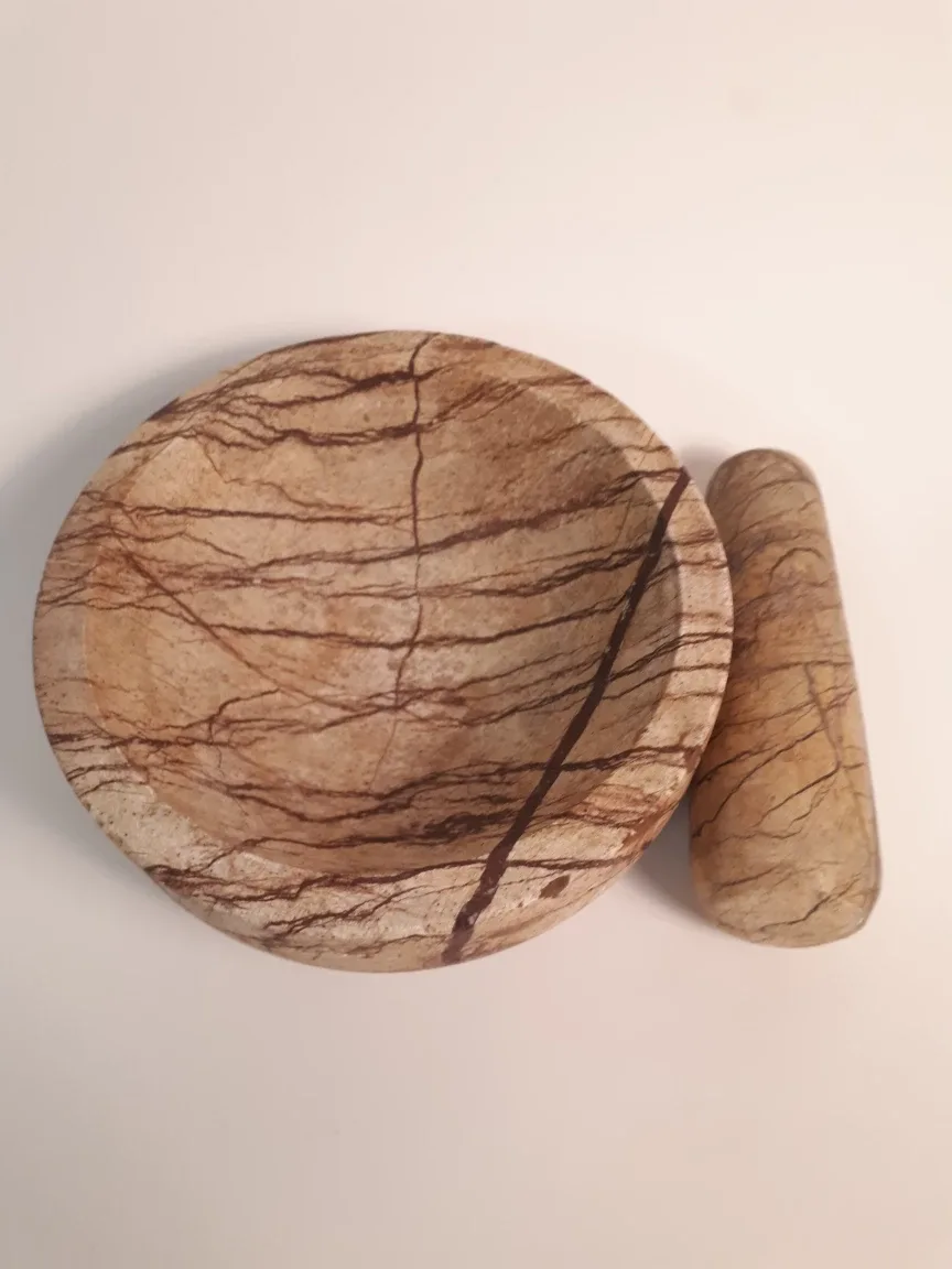 Marble Mortar and Pestle Set image indicator(2)