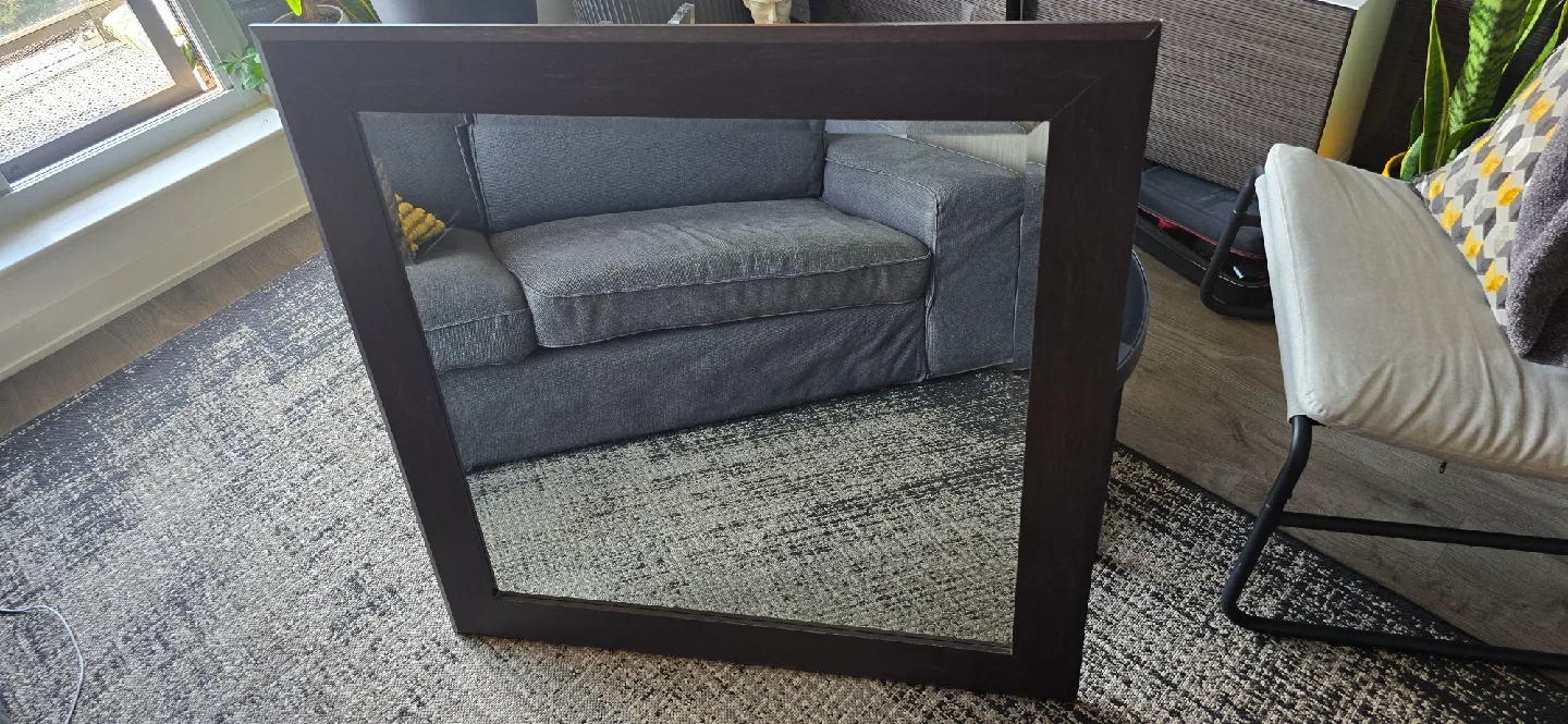 🥕🥕Brown Framed Wall Mirror🥕🥕 thumbnail
