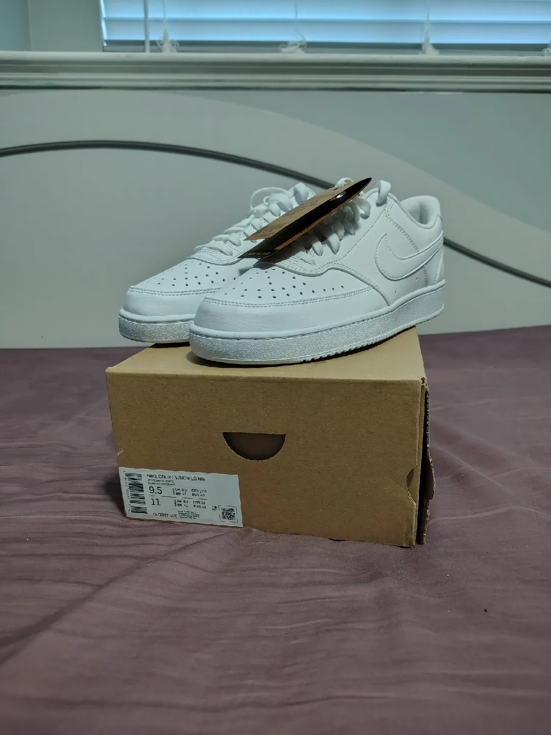 New Nike Court Vision Lo NN White Size 9.5 thumbnail