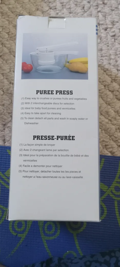 Puree Press - Baby Food Maker - Brandnew image indicator(3)
