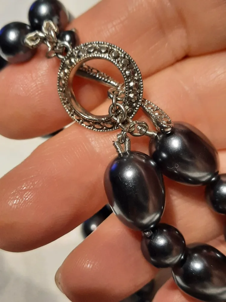 Grey  Monet Beaded  Necklace image indicator(7)