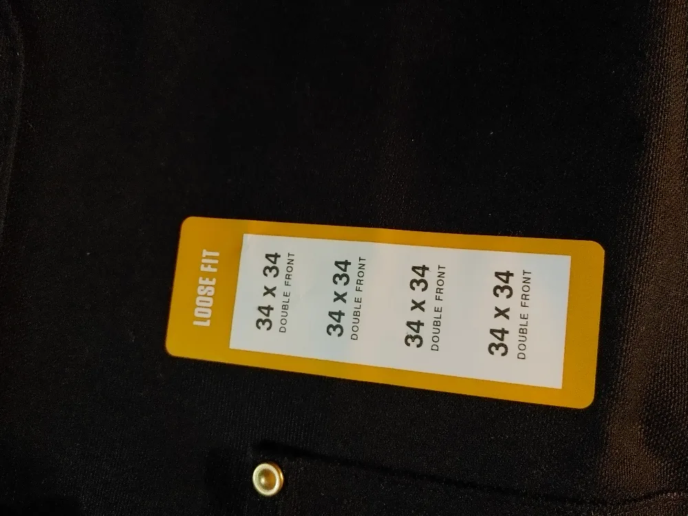 New Carhartt B01-M Loose Fit Work Pants 34x34 image indicator(2)