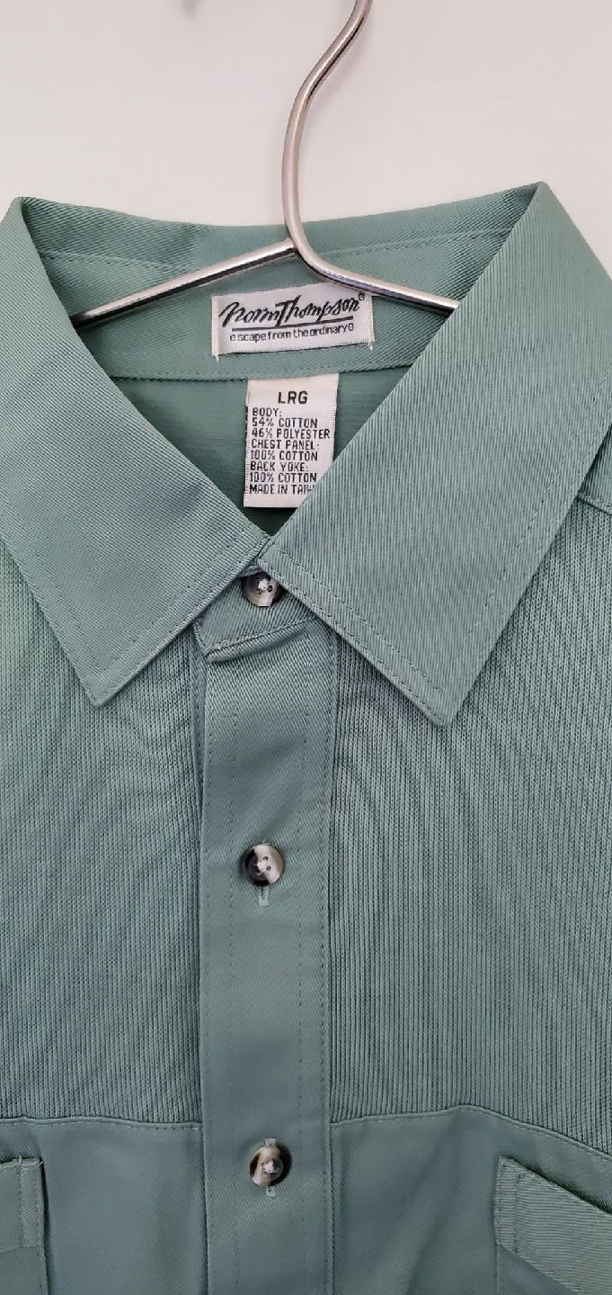 Norm Thompson LRG Green Short Sleeve Shirt - photo 4