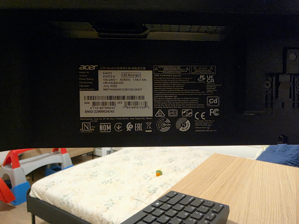 Acer KA272 bl 27" LED Backlit LCD Monitor - photo 2