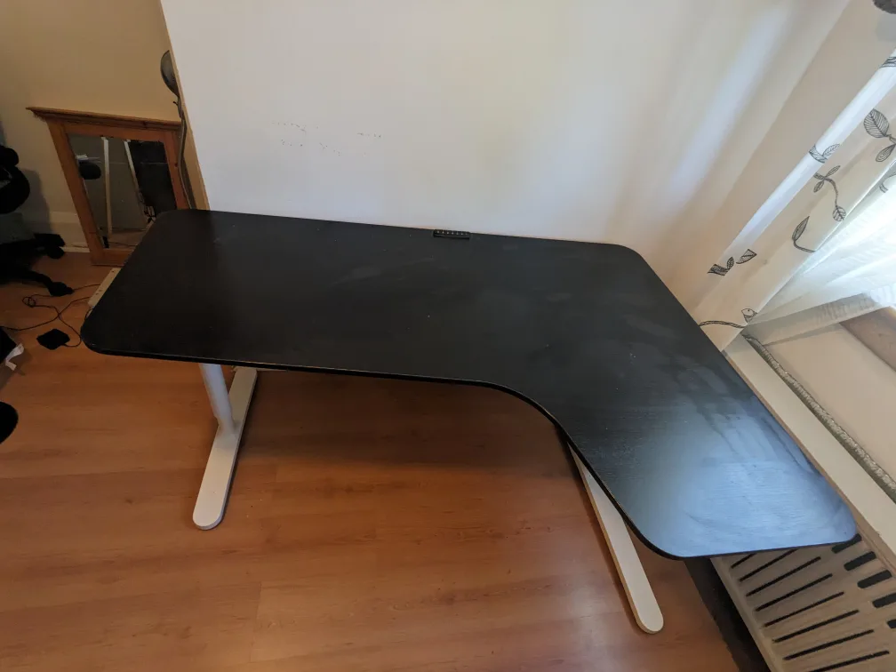 IKEA Bekant L-shaped desk