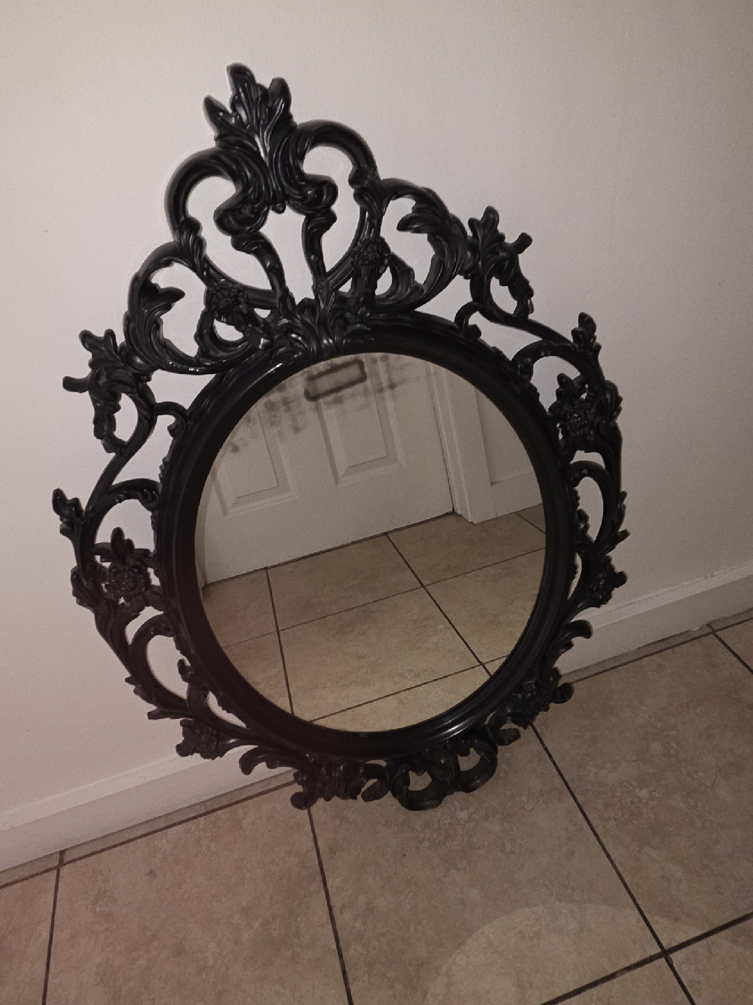 Black IKEA mirror