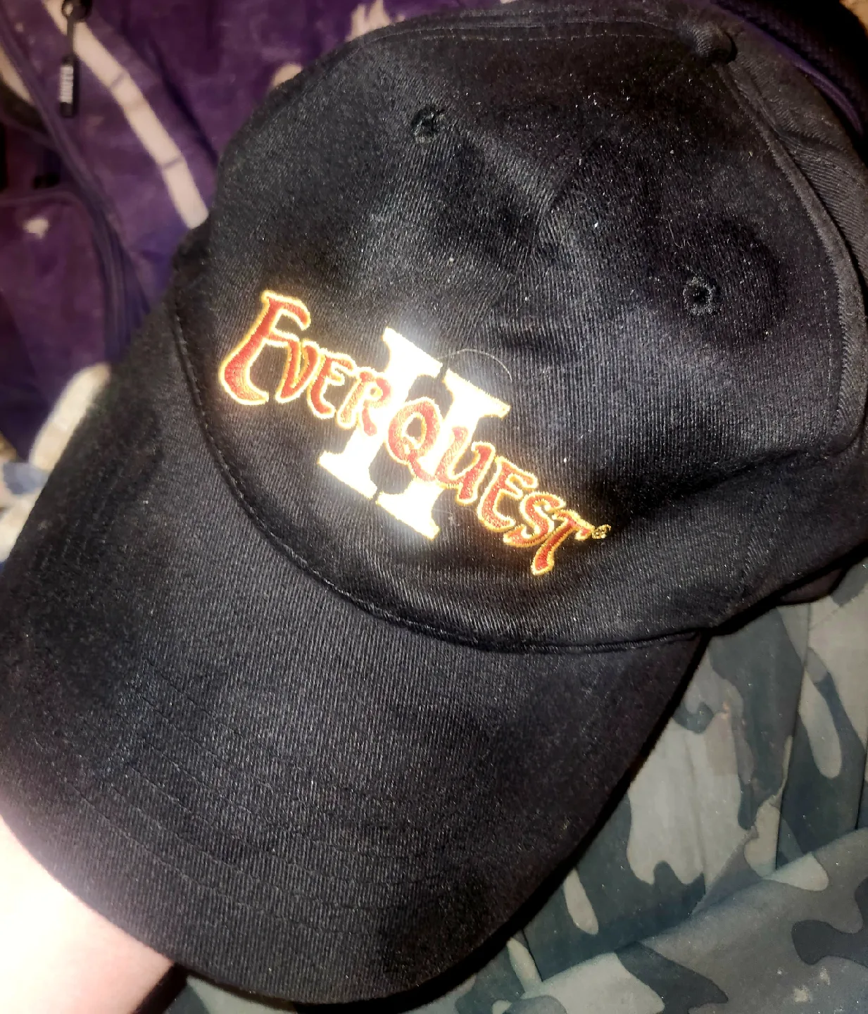 EverQuest II Black Baseball Cap thumbnail