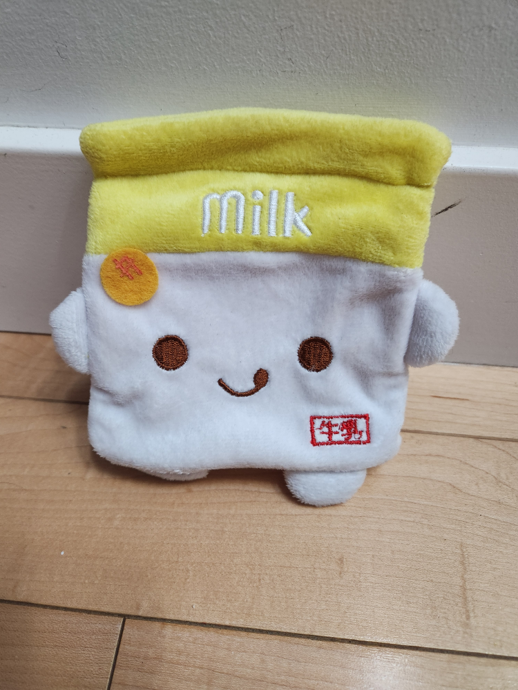 Milk Carton Plush Coin Purse