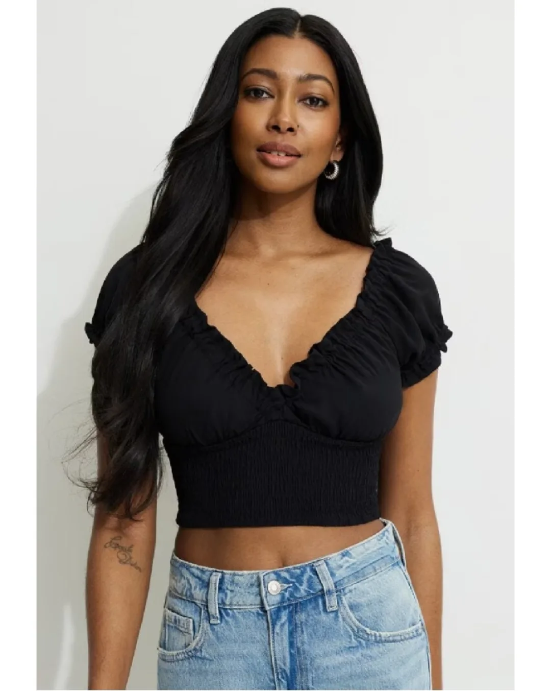 New Dynamite Black Top - Size XS thumbnail