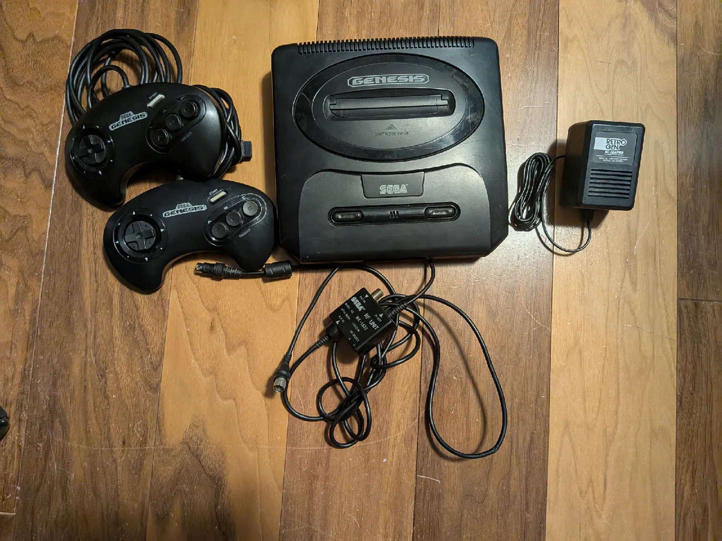 Sega Genesis with controllers thumbnail