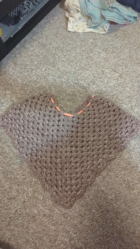 Handmade Knitted Baby Dress & Poncho image indicator(3)