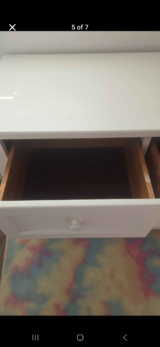Kids White Dresser & Mirror - photo 4