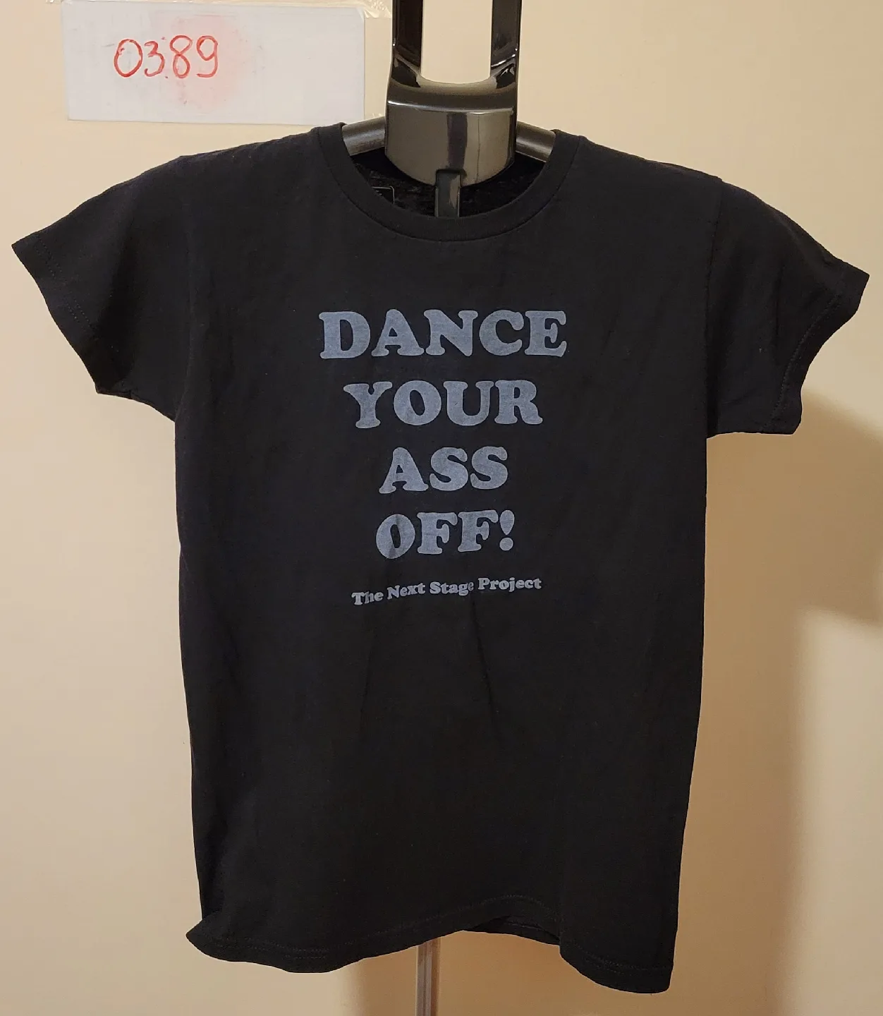Anvil Organic Black T-Shirt - Size S (0389) thumbnail