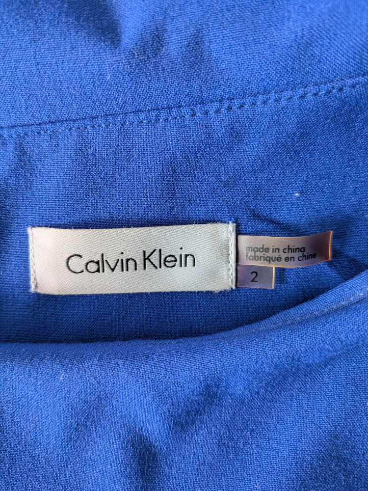 Calvin Klein Blue Dress - Size 2 - photo 3