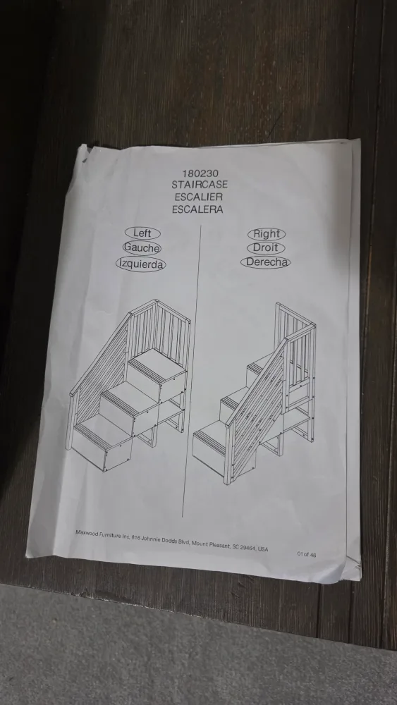 Maxwood Furniture Low double twin Bunk Bed with Stairs image indicator(6)