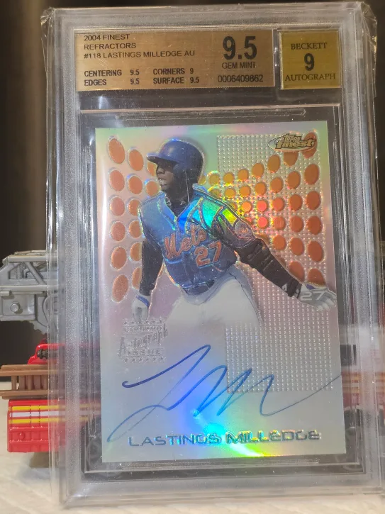 Finest Lastings Milledge Autograph Card thumbnail