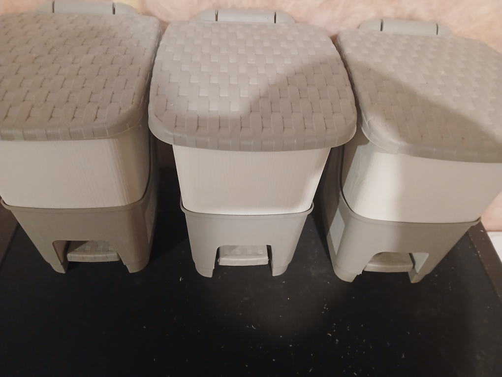 3 Duplicate mini garbage Bins for sale
