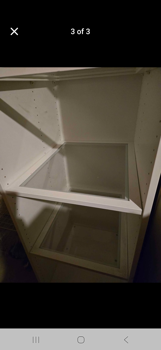 7.5 Foot tall Storage unit w/ 5 Glass Shelves - photo 3