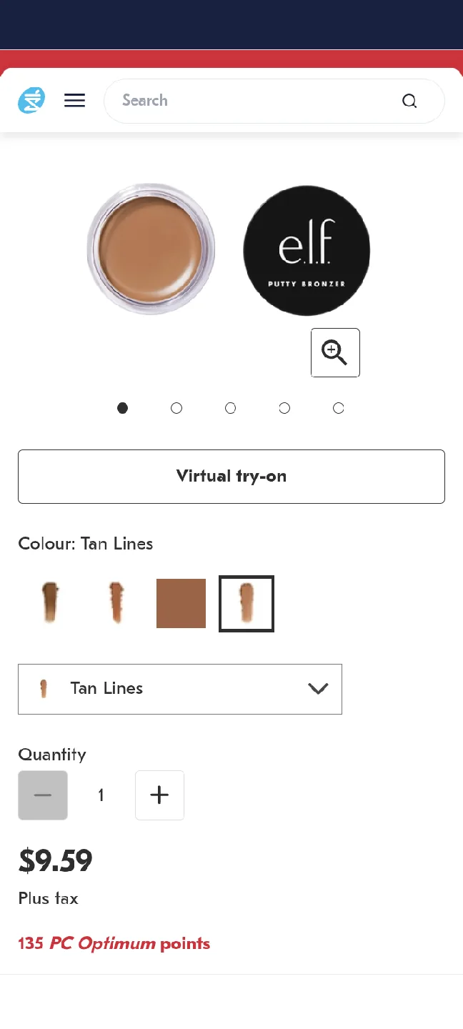 e.l.f. Putty Bronzer - Tan Lines image indicator(2)