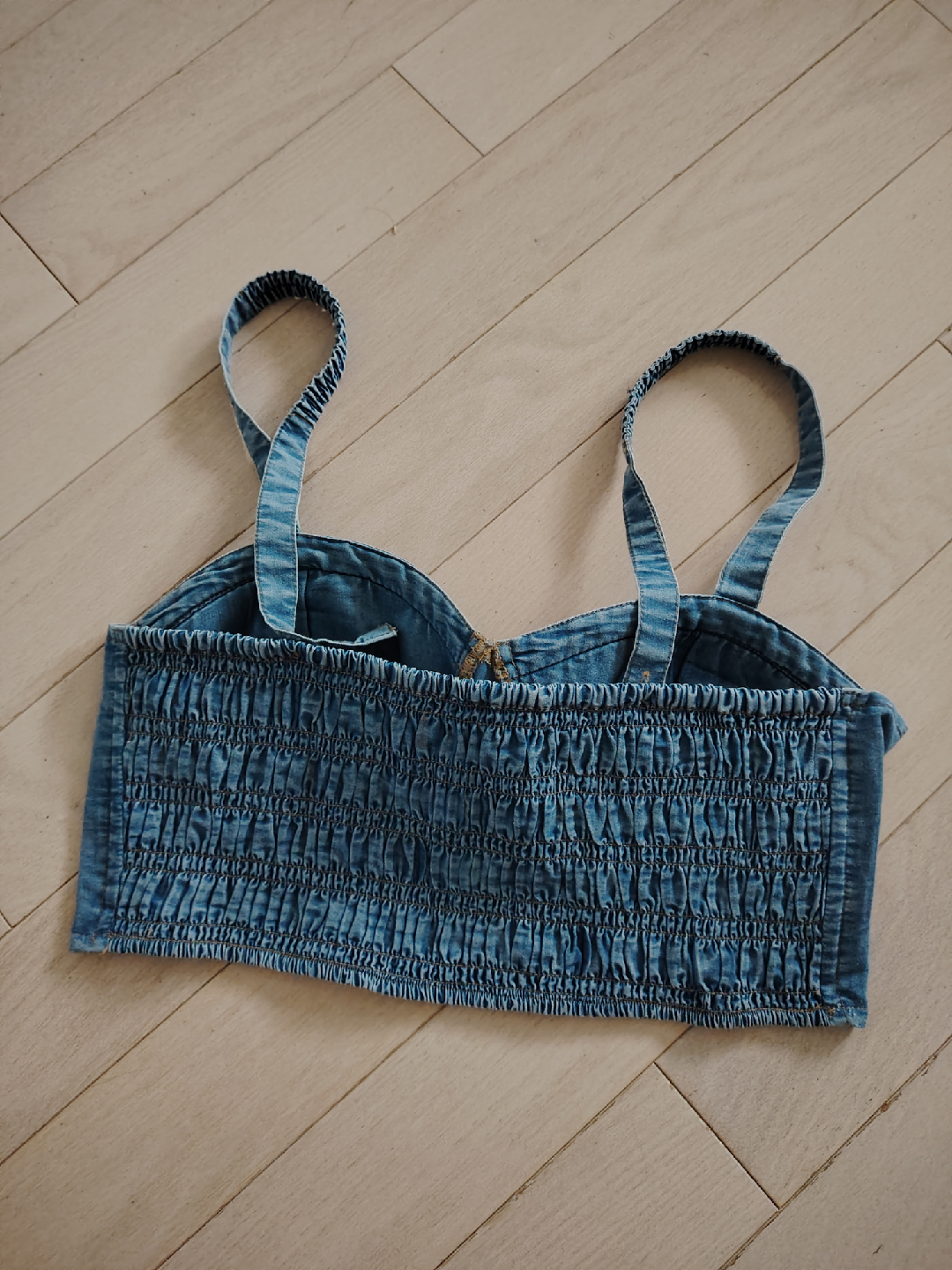 B.O.G Collect Denim Bustier - Size L - photo 4