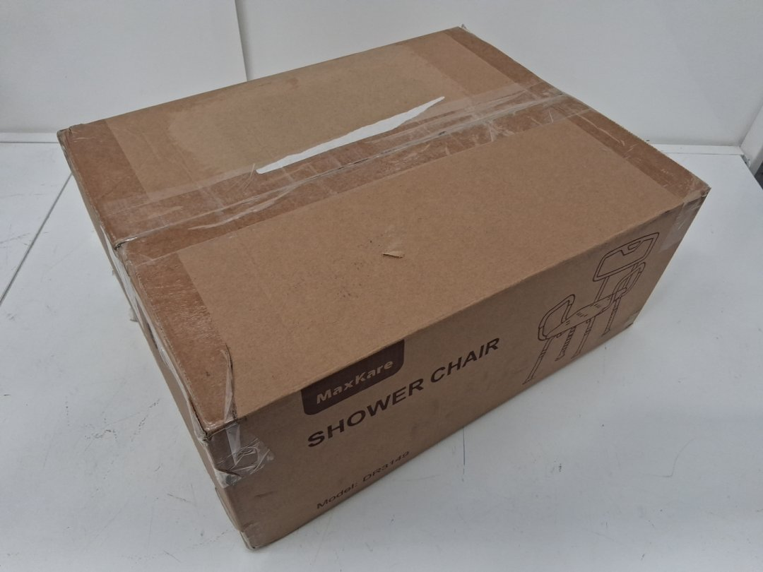 Shower Chair with Back and Padded Armrests - Adjustable - photo 2