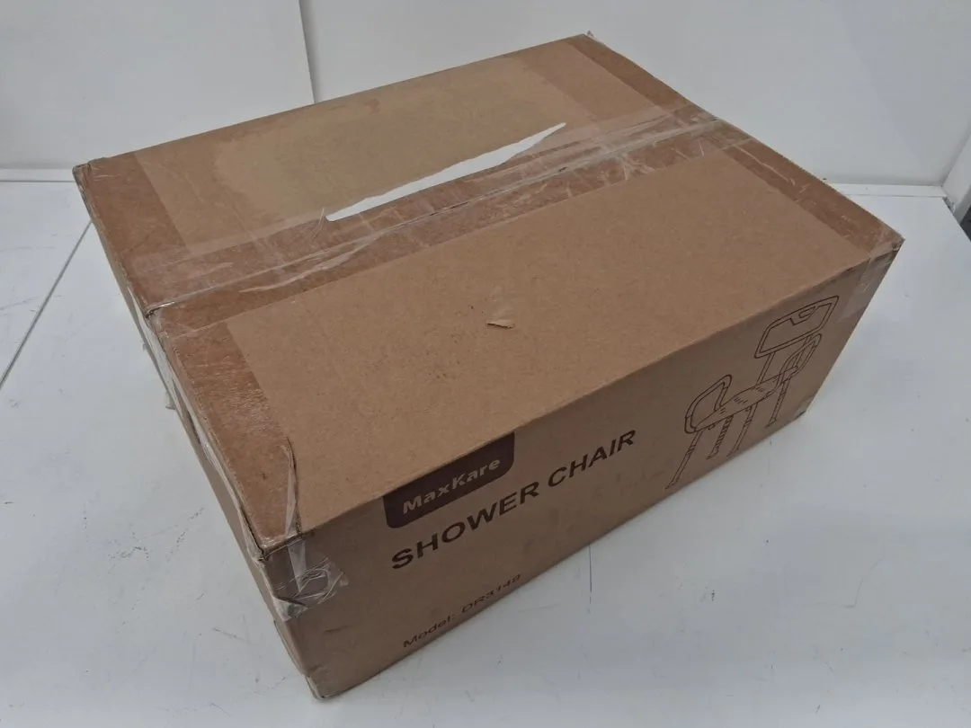 Shower Chair with Back and Padded Armrests - Adjustable image indicator(2)