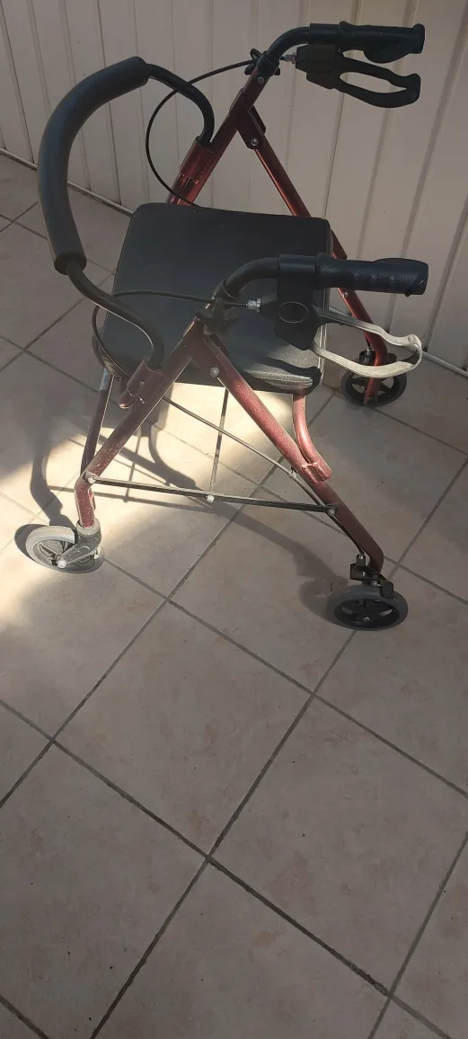 Used Burgundy Walker with Seat thumbnail