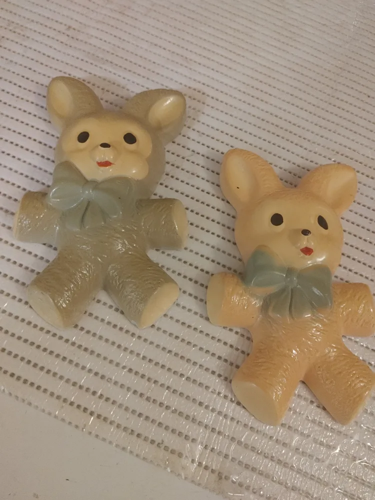Vintage 1961 Bunny Wall Decor - Set of 2 thumbnail