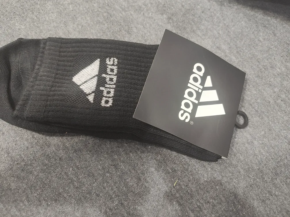 New Adidas Black Socks - Soft & Comfortable image indicator(3)