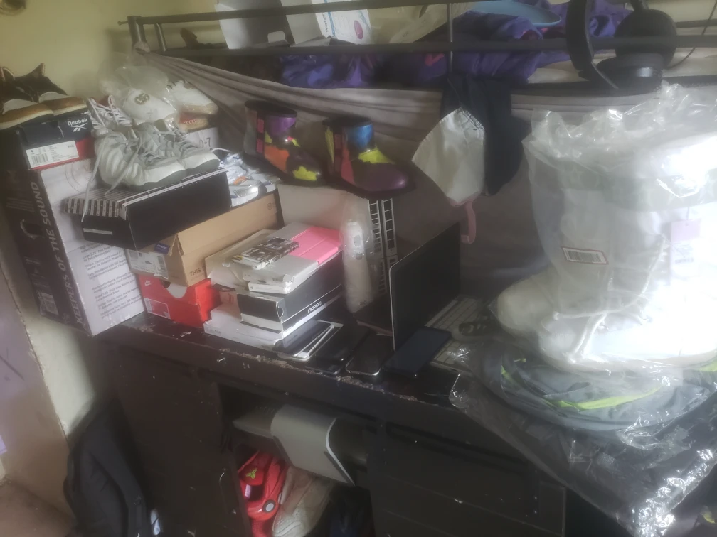 Mixed Lot: Phones, Shoes, Laptop, Boots, Accessories