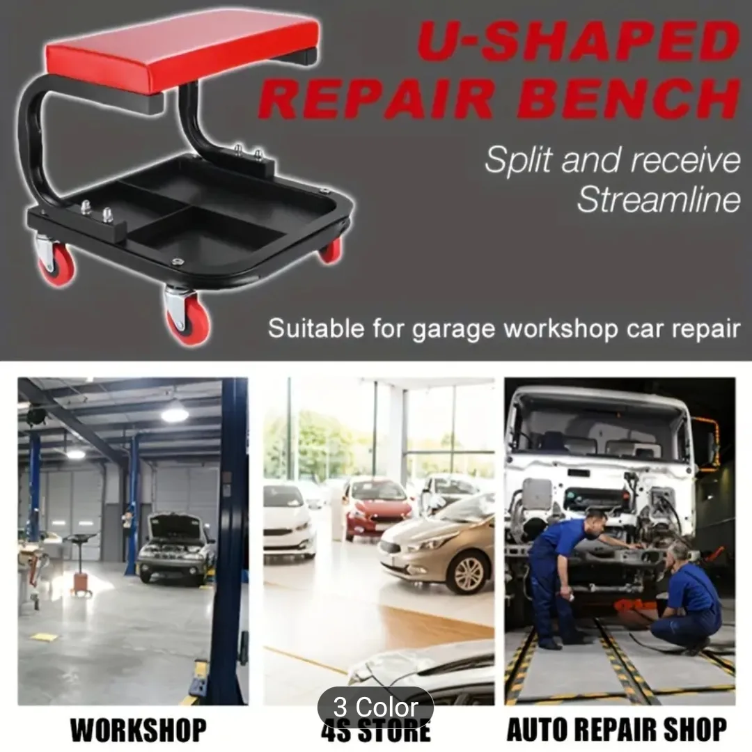 Seat to Creeper - Mechanics Rolling Stool image indicator(7)