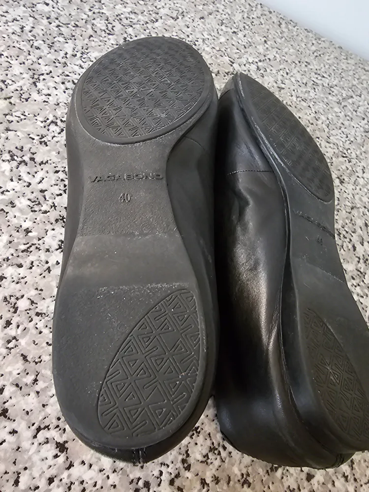 Vagabond Shoemakers Black Leather Flats - Size 40 image indicator(2)