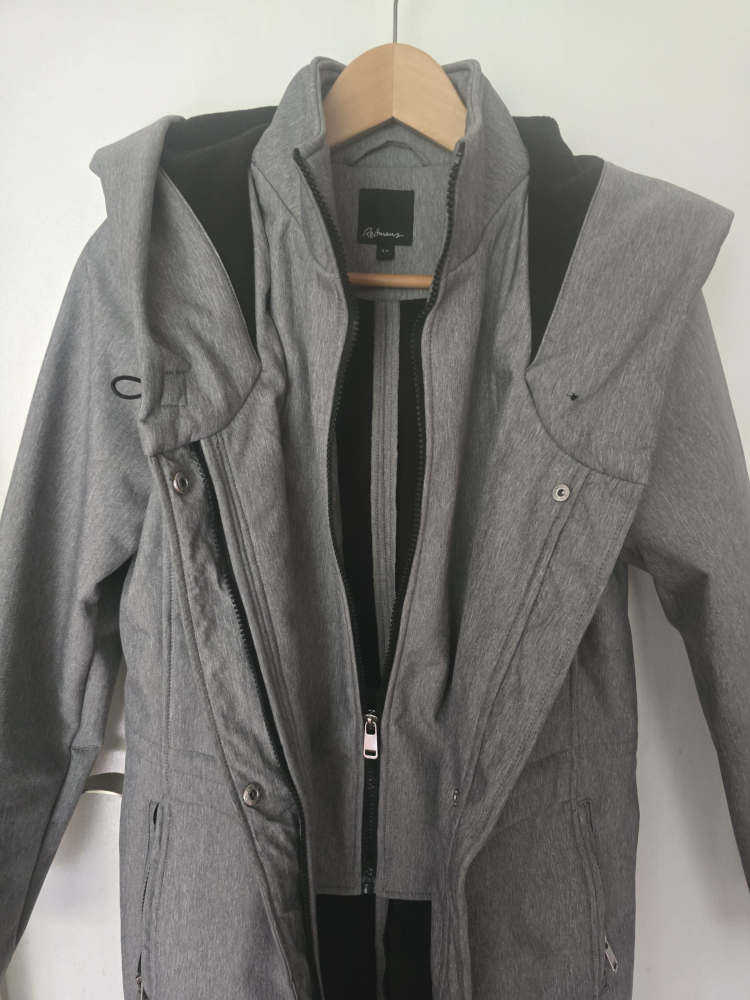 Reitmans Grey Coat - Size S - photo 3