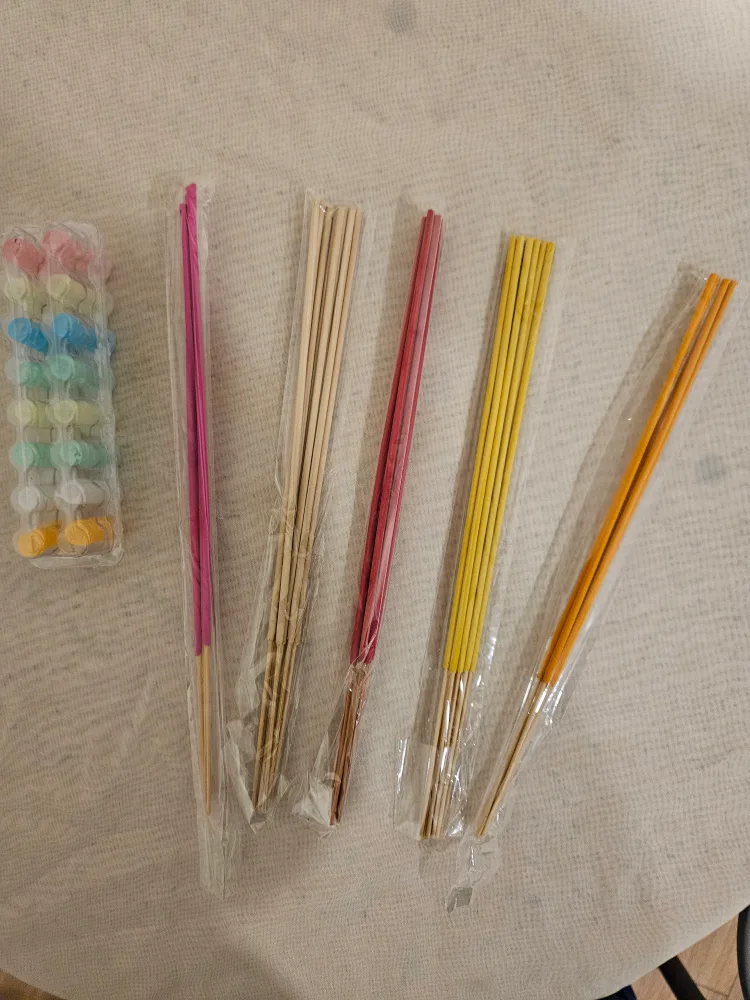 Incense Sticks - Assorted Colours 🧡 image indicator(2)