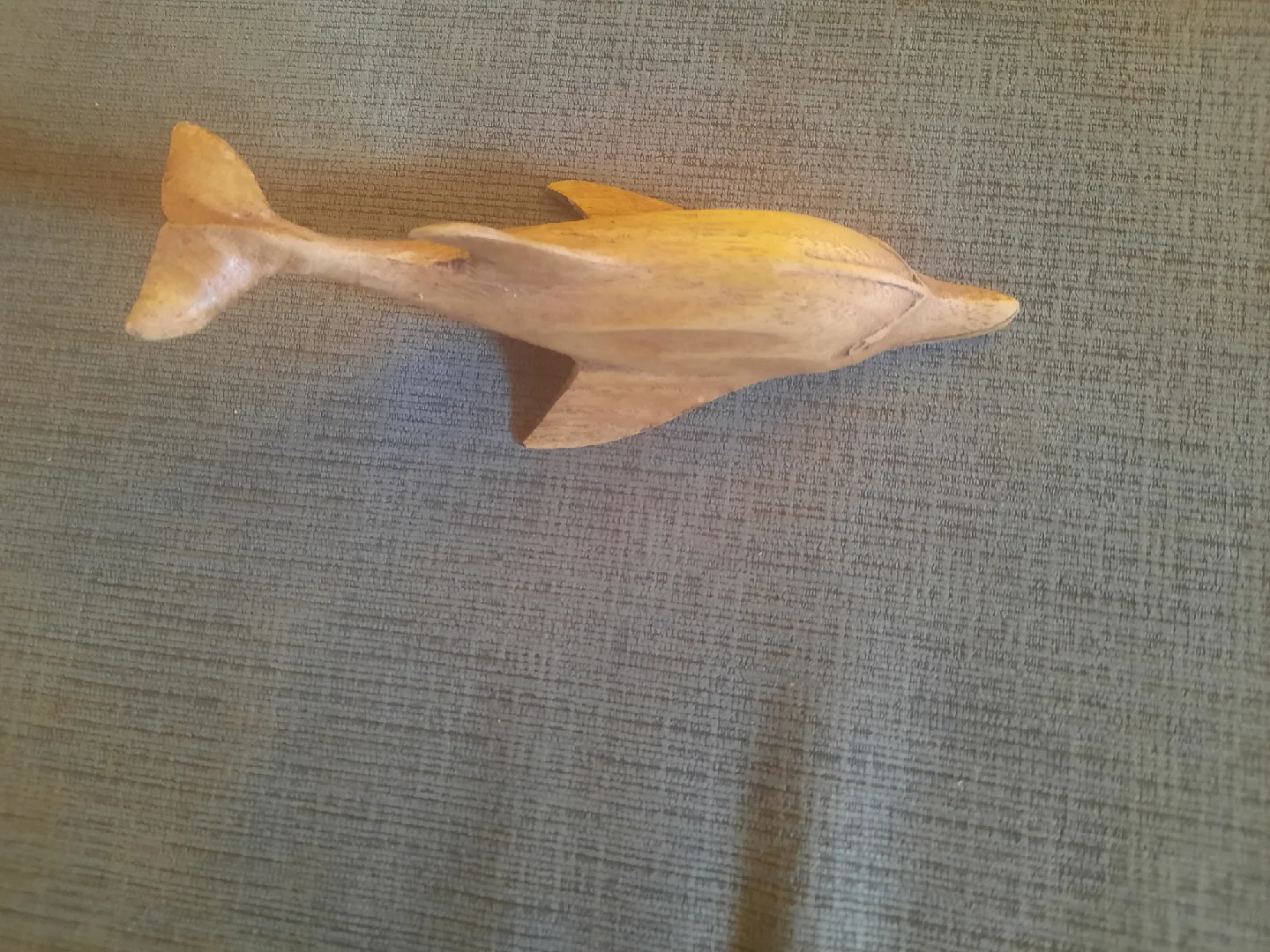 Wooden Dolphin Figurine pick up only thumbnail