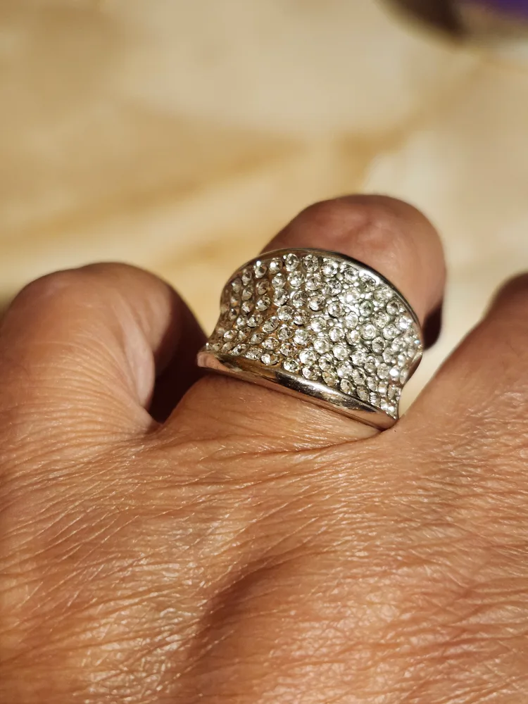 Sparkly Silver Ring thumbnail