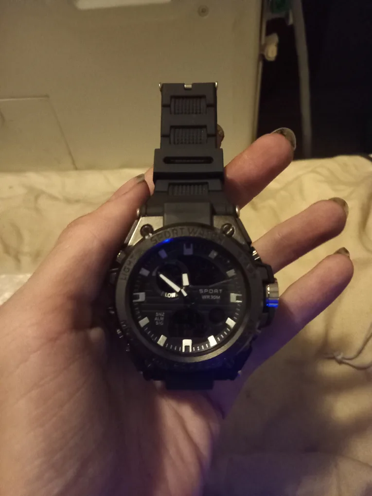 Waterproof Outdoor Sports Chronograph Multifunction Quartz Watch image indicator(2)